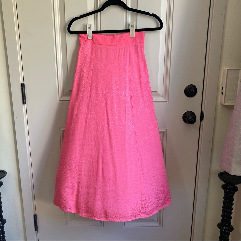 Nation LTD Hot Pink Midi Skirt with matching top- bundle